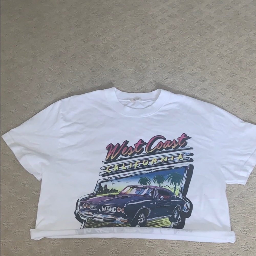 Brandy Mellvile West coast Cropped Tshirt